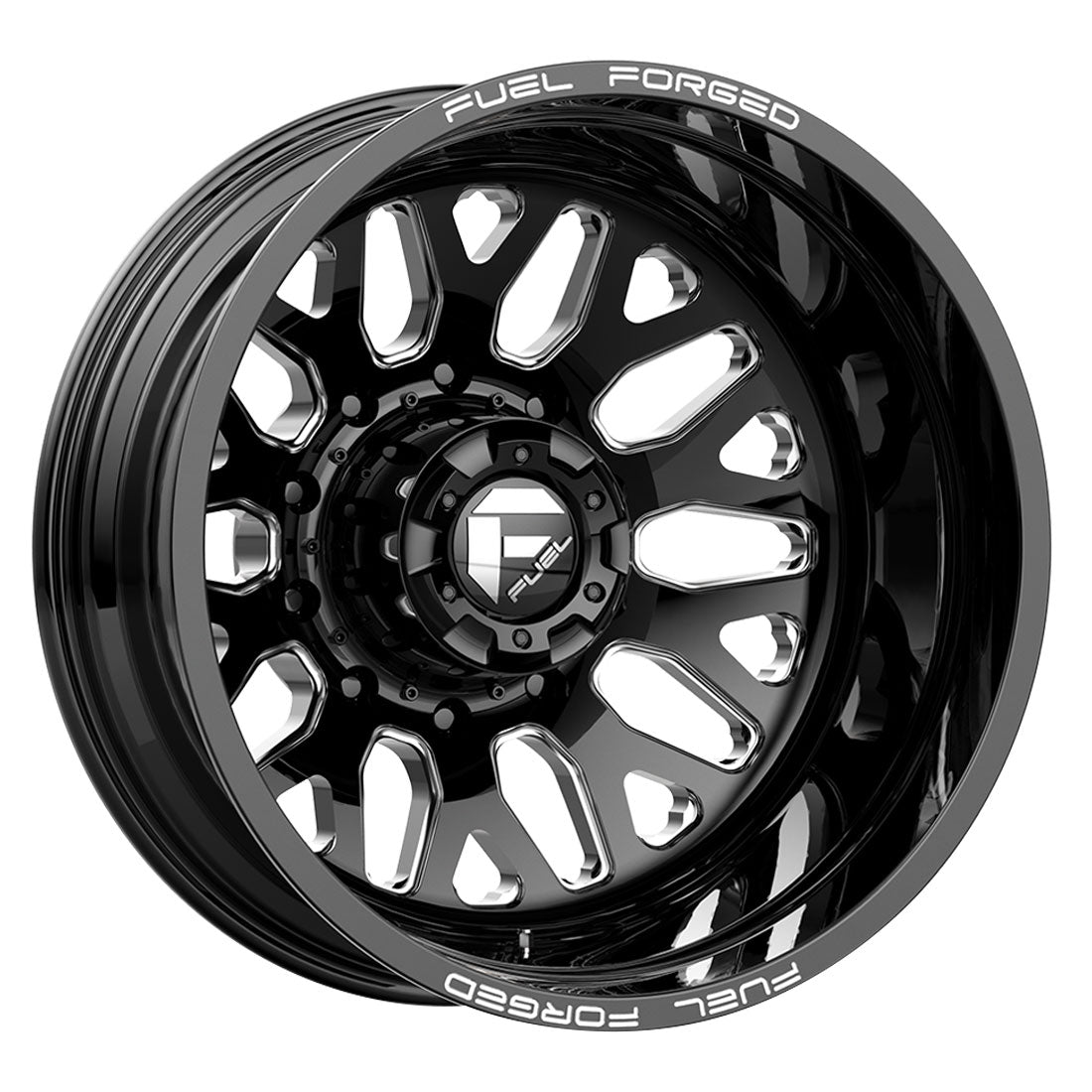 FF19D Gloss Black Milled 10 Lug Open Country A/TIII 275/65R20 (34.1 x 11)