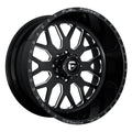 FF19D Gloss Black Milled Super Single Open Country R/T 35X12.50R22 (34.8 x 12.5)