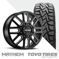 Cogent 8107D Black Milled  Toyo R/T 35X12.50R20