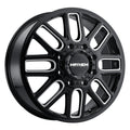 Cogent 8107D Black Milled Open Country R/T 37X12.50R20 (36.8 x 12.50)